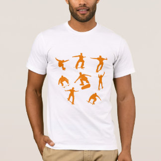 T-shirt Patineurs oranges