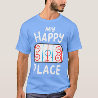 T-shirt patinoire de hockey sur glace patinoire patinoire