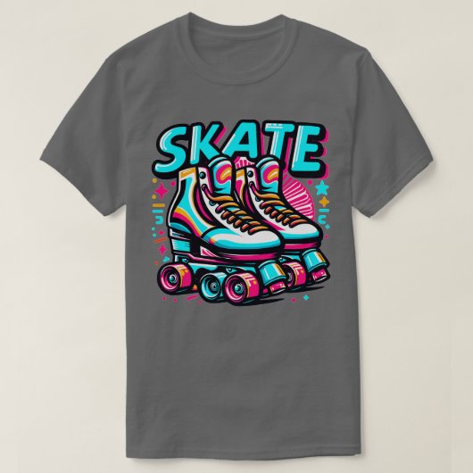 T-shirt Patins à rouleaux 2 (Design devant)