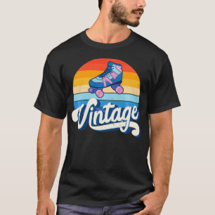 T-shirt Patins à rouleaux vintages Patinage 80s Disco Roll
