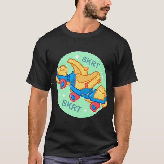 T-shirt Patins à roulettes (Devant)