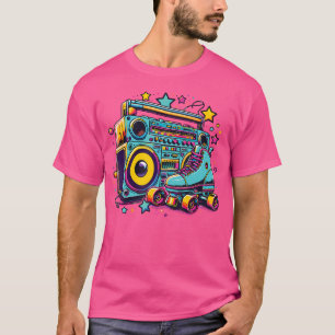 T-shirt Patins à roulettes Drôle Fille patin à roulettes 8