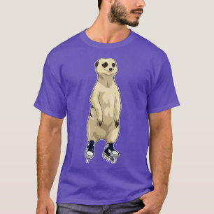 T-shirt Patins à roulettes en ligne de suricate