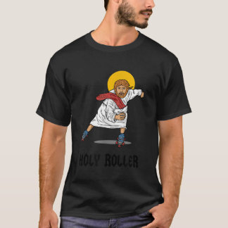 T-shirt Patins à roulettes Holy Roller Jesus Patins