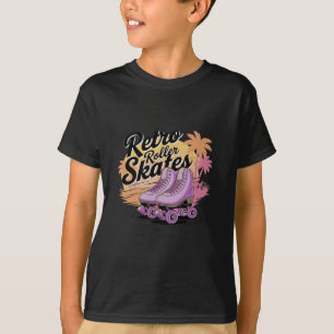 T-shirt Patins à roulettes rétro - Autocollant Vibes 80s8