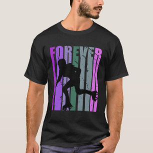 T-shirt Patins à roulettes Rétro Forever Jolis Filles pati