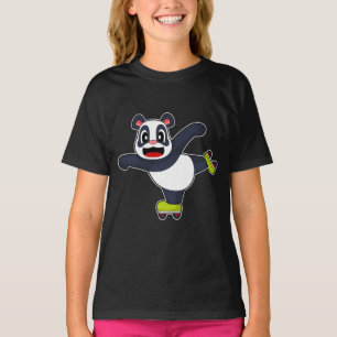 T-shirt Patins en ligne de Panda