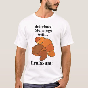 T-shirt Pâtisserie Croissant Amateur de Cuisine