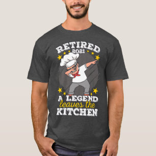 T-shirt Pâtisserie retraitée Chef Baker Pizza Maker Cookre