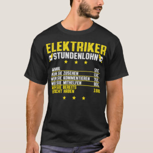 T-shirt Pâtisseries d'animaux à salaire horaire par électr