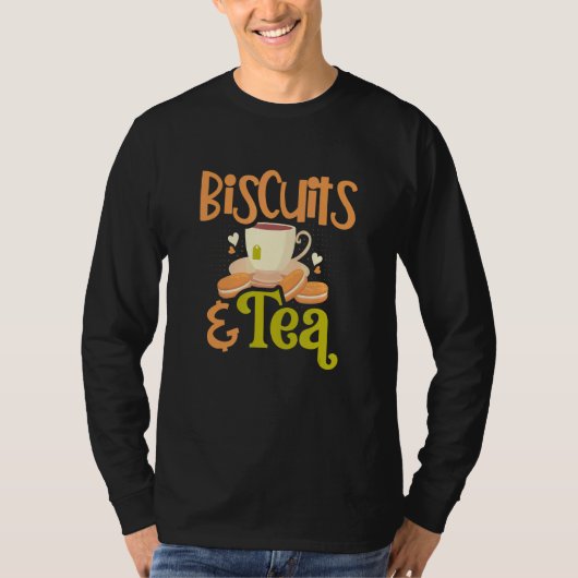 T-shirt Pâtissier Biscuits Et Thé Biscuits Cuisson Biscuit (Devant)