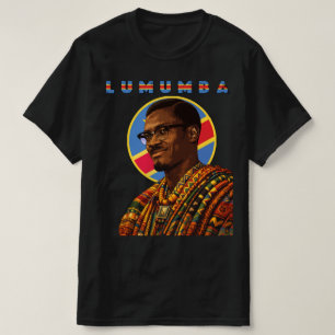 T-shirt Patrice Lumumba Art panafricain leader Congo
