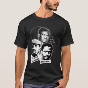 T-shirt Patrice Lumumba Thomas Sankara Steve Biko