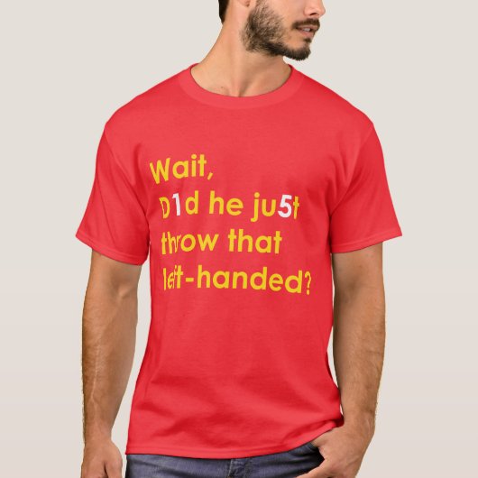 T-shirt Patrick Mahomes : A-t-il jeté ce gaucher ? (Devant)