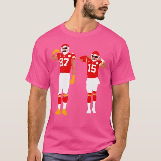 T-shirt Patrick Mahomes Et Travis Kelce (Devant)