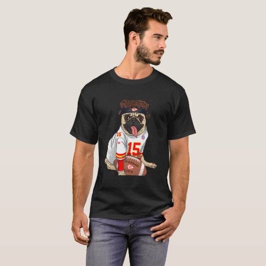 T-shirt Patrick Mahomes TShirtPug Mahomes (Devant entier)