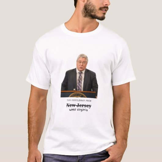 T-shirt Patrick Morrisey "Gentleman from New Jersey" (Devant)