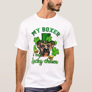 T-shirt Patrick s Day Ma boîte est ma chance