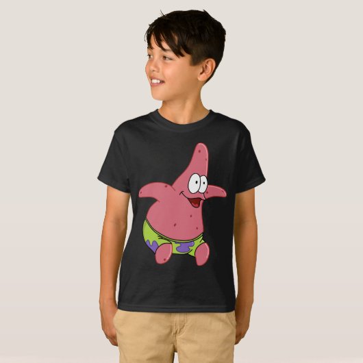 T-shirt Patrick Star pour garçons (Devant entier)