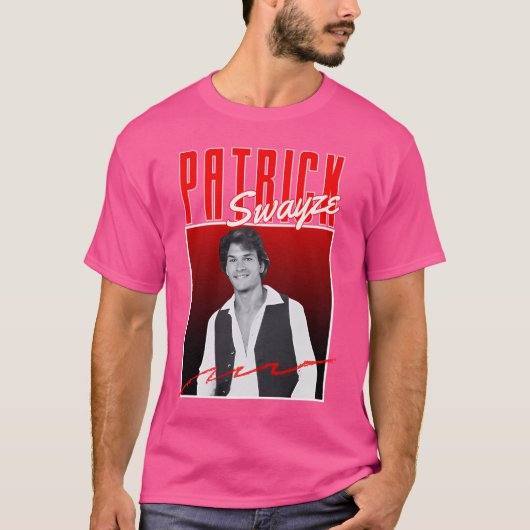 T-shirt Patrick Swayzeoriginal Retro (Devant)