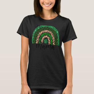 T-shirt Patricks Day 2022 One Lucky Mama Irish Rainbow Le
