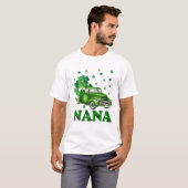 T-shirt Patricks Day Gnome Nana Plaid (Devant entier)