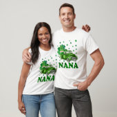 T-shirt Patricks Day Gnome Nana Plaid (Unisexe)