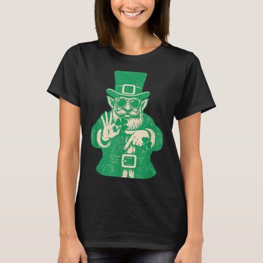T-shirt Patricks Day, Leprechauns Funny 6 Meme Gift Men, W (Devant)