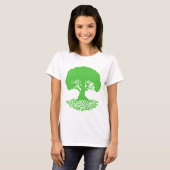 T-shirt Patrick'sCelticIrishTreeofLife-Clover (Devant entier)