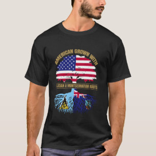 T-shirt Patrimoine Américain Cultivé avec des Montserratai