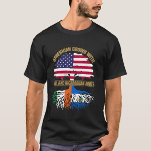 T-shirt Patrimoine Américain Cultivé avec Racine Irlandais