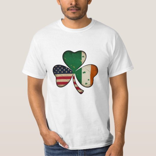 T-shirt "Patrimoine chanceux" 🍀 🇺 🇸 🇪 (Devant)