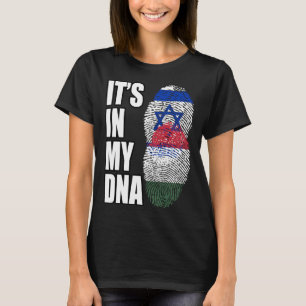 T-shirt Patrimoine De L'ADN Mélange Hongrois Et Israéliens