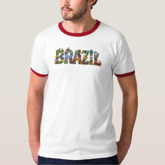 T-shirt Patrimoine du Brésil, Samba, Forêt tropicale, Foot