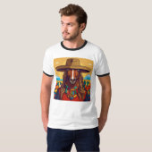 T-shirt Patrimoine du café colombien : Conception de dessi (Devant entier)