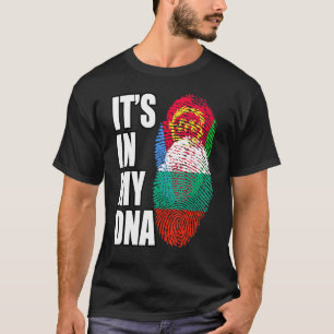 T-shirt Patrimoine Du Drapeau D'ADN Mélangé De La Bulgarie