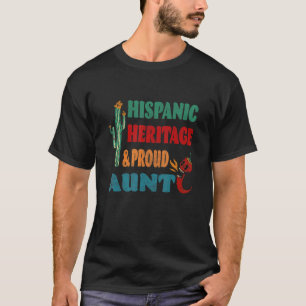 T-shirt Patrimoine hispanique et tante fière