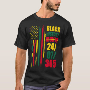 T-shirt Patrimoine noir Mois de l'histoire des Noirs 24 7 