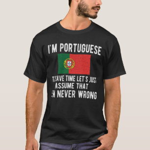 T-shirt Patrimoine portugais Portugal Racines drapeau port