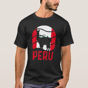 T-shirt Patrimoine racinaire péruvien Drapeau national du