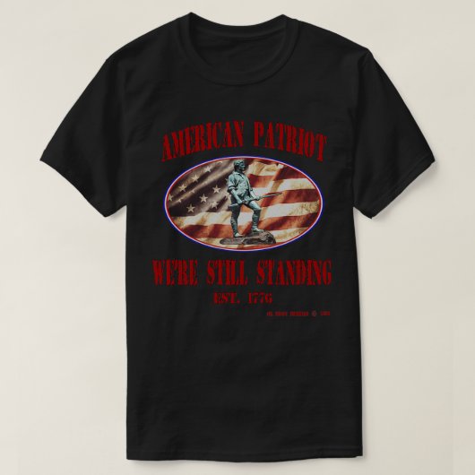 T-SHIRT PATRIOT AMÉRICAIN 1 (Design devant)