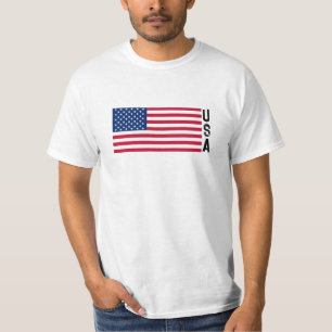 T-shirt Patriot, Chemise Drapeau Américaine, Fier