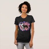 T-shirt Patriot de Boston Terrier (Devant entier)