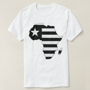 T-SHIRT PATRIOT DRAPEAU ROUGE NOIR ET BLANC