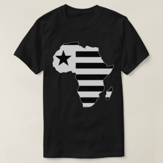 T-SHIRT PATRIOT DRAPEAU ROUGE NOIR ET BLANC
