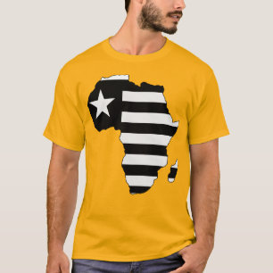 T-SHIRT PATRIOT DRAPEAU ROUGE NOIR ET BLANC