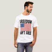 T-SHIRT PATRIOT, LA LIBERTÉ N'EST PAS LA LIBERTÉ DES T-SHI (Devant entier)