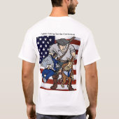 T-shirt Patriot Sortir le communiste ! (Dos)