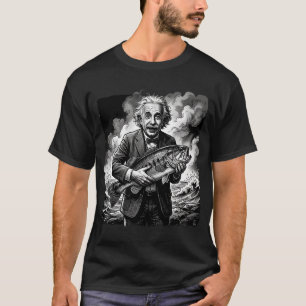 T-shirt Patriote Bass Fish Étoiles Bandes Fête Nationale A