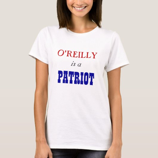 T-shirt Patriote de Bill O'Reilly (Devant)